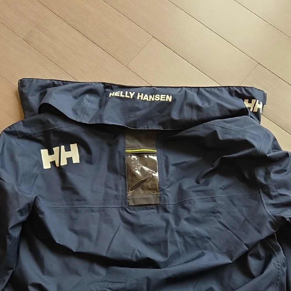 Helly Hansen Men's Dark Blue Raincoat - Picture 3 of 3